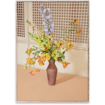 Blomst 06 Art Print 30 x 40cm, Beige