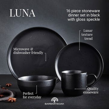 Luna 16 Piece Dinner Set ,