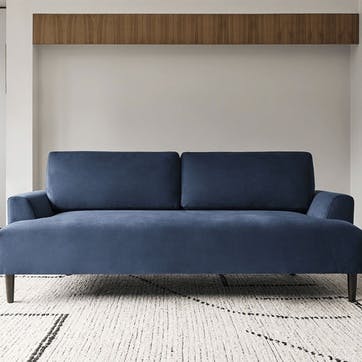 Model 05 3 Seater Velvet Sofa, Teal