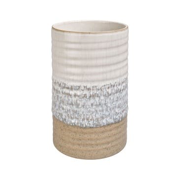 Kiln Large Vase H18cm, Natural