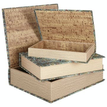 Ottoman Box Files, Set of 3