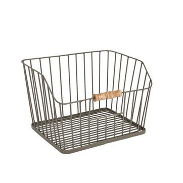 Living Nostalgia Large Wire Storage Basket