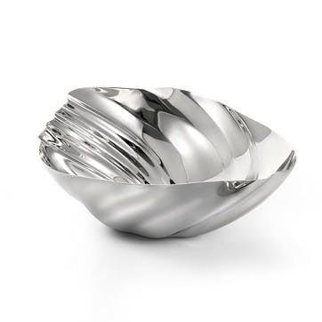 Cascade Dish D28.5 x H12cm, Stainless Steel