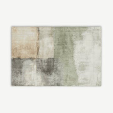 Rimoldi rug, H82 x W210 x D88cm, Grey & Green
