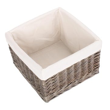 Medium Antique Wash Storage Basket