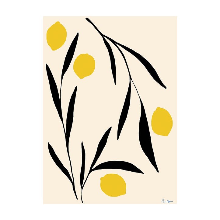 Lemon, Anna Morner Art Print