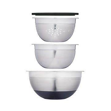 Smart Space Stainless Steel Bowl, Set of 3