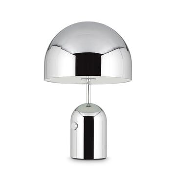Bell Table Lamp, Large, Chrome