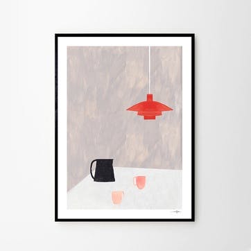 Orange Pendant, Ana Frois Art Print