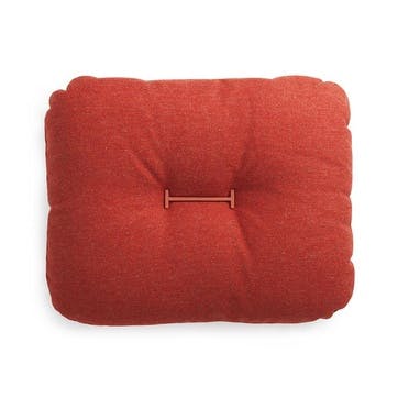 HI Pair of Square Cushions L60 x H50cm Red