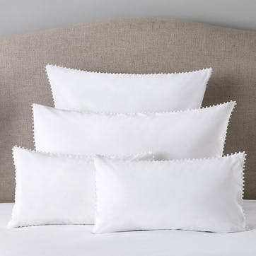Avignon Housewife Pillowcase, Square, White