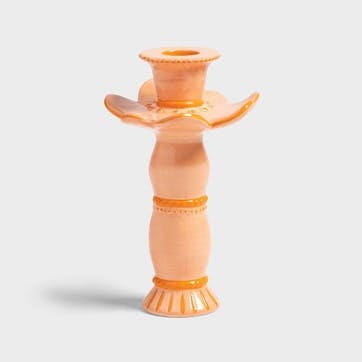 Posy Candle holder 16 x 10.5cm, orange