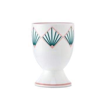 Zighy Egg Cup H6.5cm, Teal/Blush Pink
