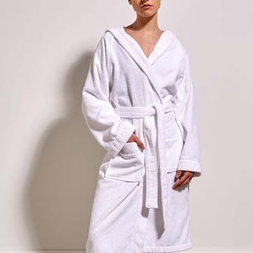 Brixton Bath Robe, Large, White