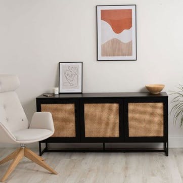 Mia Smart Sideboard, Black