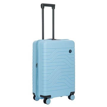Ulisse expandable trolley suitcase 55cm, Sky Blue