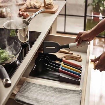 Elevate 5 Piece Utensils Drawer Storage, Multi