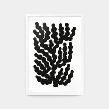 Nico De Caro Coral Art Print 009 A3, Black