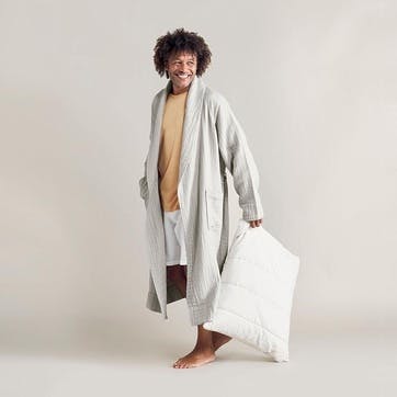 The Dream Cotton Robe Extra Extra Large, Clay