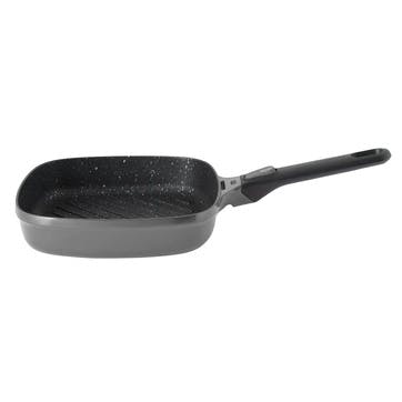Gem, Square Grill Pan with Detachable Handle, 24cm