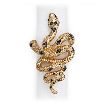 Snake Napkin Rings, Set of 4