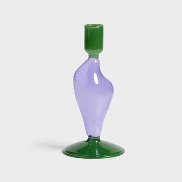 Flux Candle holder 17 x 8 cm, lilac