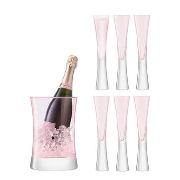 Moya Champagne Serving Set 170ml, Blush