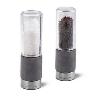 Regent Concrete and Acrylic Salt & Pepper Gift Set