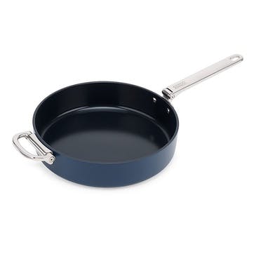 Space Folding Frying Pan, 28cm, Midnight Blue