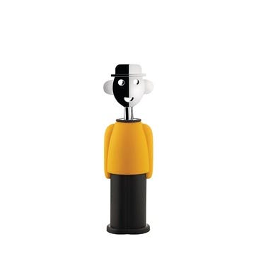 Alessandro Corkscrew H21cm, Yellow and Black