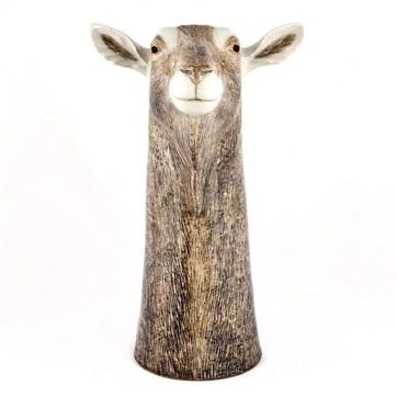 Goat Large Flower Vase H26cm Brown