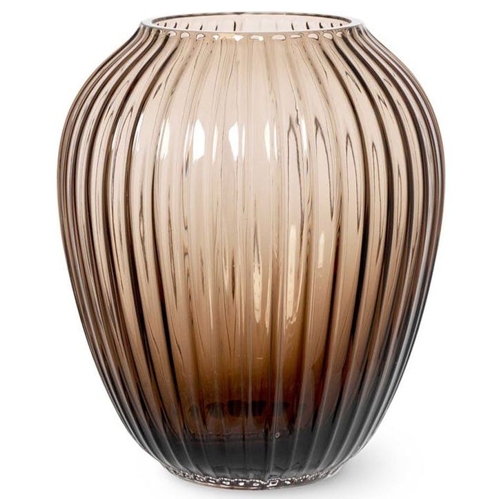 Hans-Christian Bauer Hammershoi Vase, H18.5cm, Walnut
