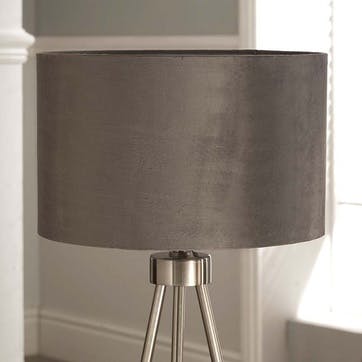 Houston Tripod Table Lamp H62cm, Silver