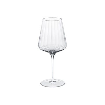 Bernadotte Set of 6 Lead Free Crystal Red Wine Glasses 540ml, Clear