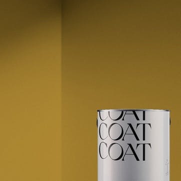 Flat Matt Wall & Ceiling Paint, Moritz Dark Yellow 2.5L