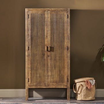 Yasha Mango Wood Cabinet, Natural