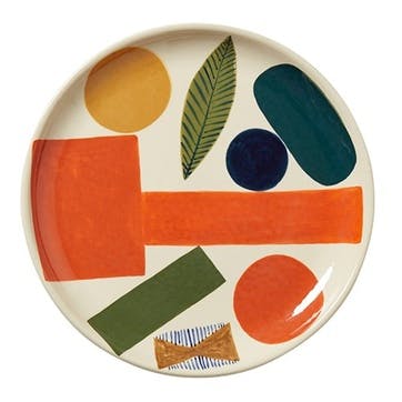 Dinner plate, D26cm, Donna Wilson, Autumn Leaf, Multi