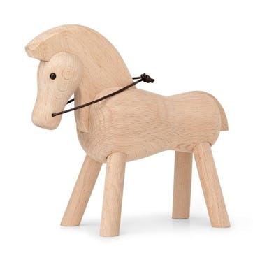 Horse Wooden Figurine, Beech