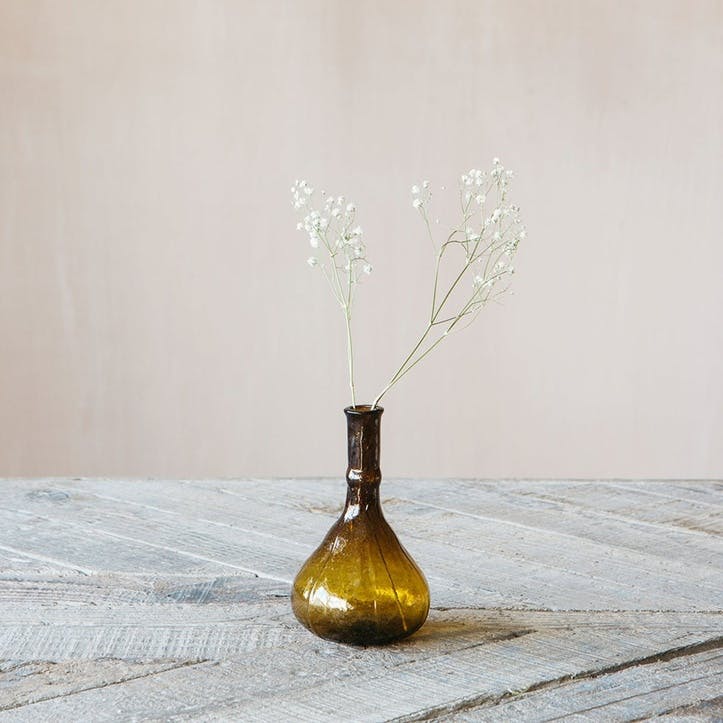 Small Amber Vase