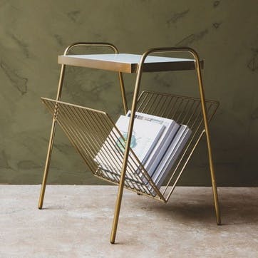 Magazine Rack Side Table