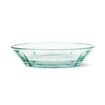 Grand Cru Set of 2 Recycled Glass Desset Plates D16cm, Clear