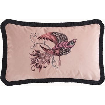 Boudoir cushion, Emma J Shipley, Audubon, navy
