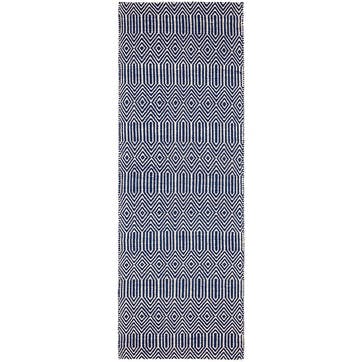 Sloan ethnic flatweave runner 66 x 200cm, Blue