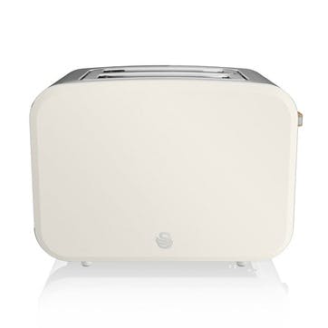 Nordic 2-Slice Toaster, Cotton White