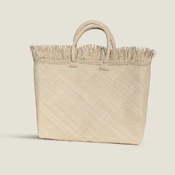 Nariño Woven Tote D15cm, Natural