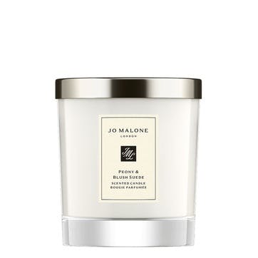 Peony & Blush Suede Home Candle, 200g