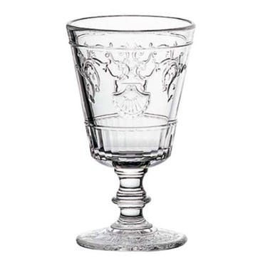 Versailles, Set Of 6 Wine Glasses, 20ml, Clear