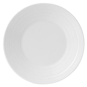 Side plate, 18cm, Wedgwood, Strata, white