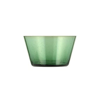Recycled Set of 4 Glass Bowls D11.5cm, Jade