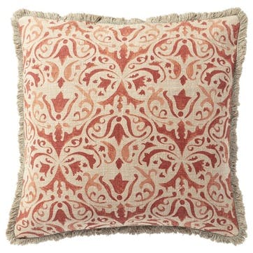 Cushion cover, L51 x W51cm, Oka, Nassau, washed rust